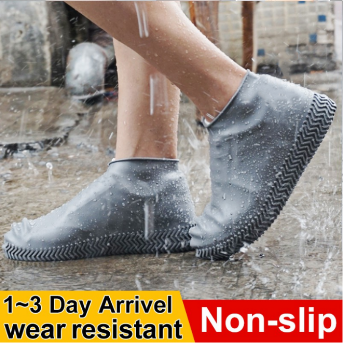 [IPX]Waterproof Shoes Covers Environmental Protection Reusable AntiSlip Motorcycle Rain Boot