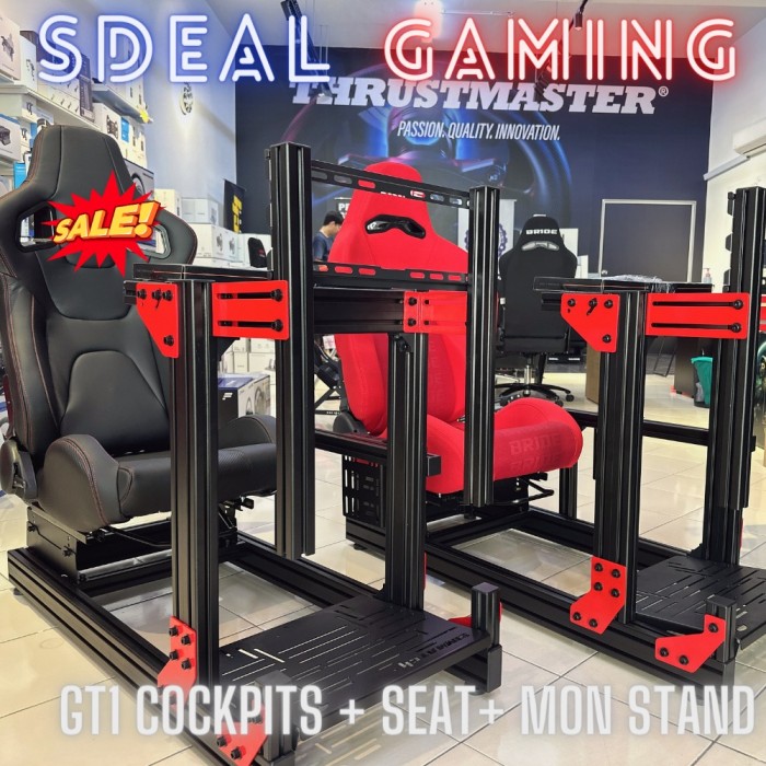 [FULL RIG] GT1 Aluminium 4080 High Profile Cockpits Simulator Sim ...