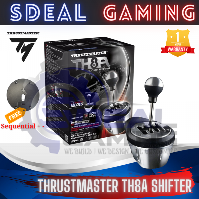 MY WARRANTY 1 YEAR] Thrustmaster TH8A Shifter Add-On PS4 PS5 Xbox