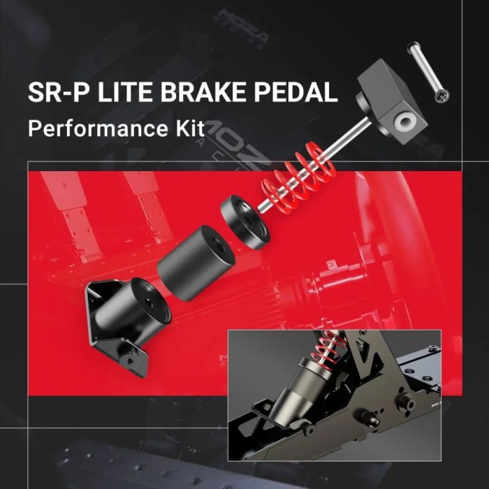 MOZA RACING SRP LITE BRAKE PEDALS PERFORMANCE KIT FOR R5 DD