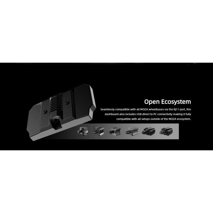 MOZA RACING CM2 HD RACING DASH [V2] FOR R3,R5,R9,R12,R16,R21 [Universal ...
