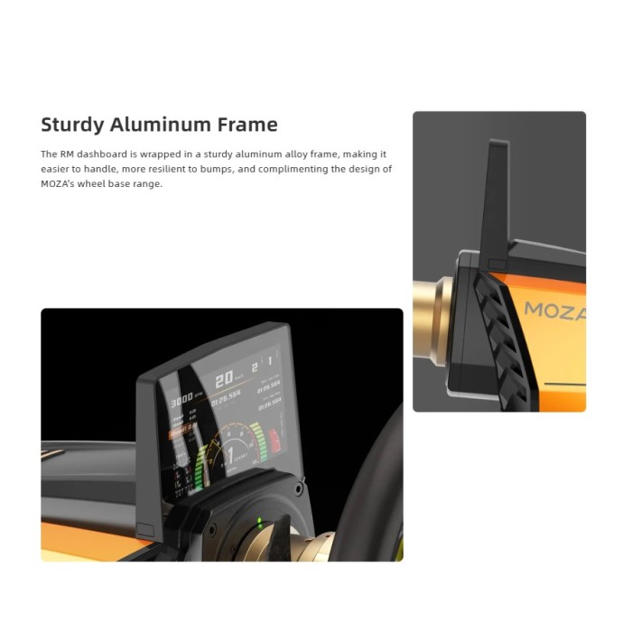 MOZA RACING RM DASH DIGITAL METER FOR R16/R21
