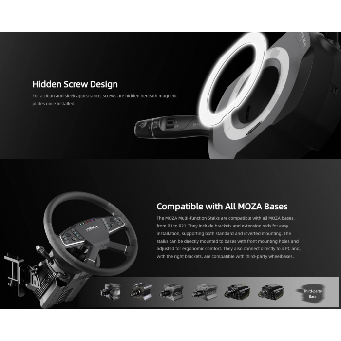 MOZA Multi-function Stalks Mount Adapter - Pour commodos