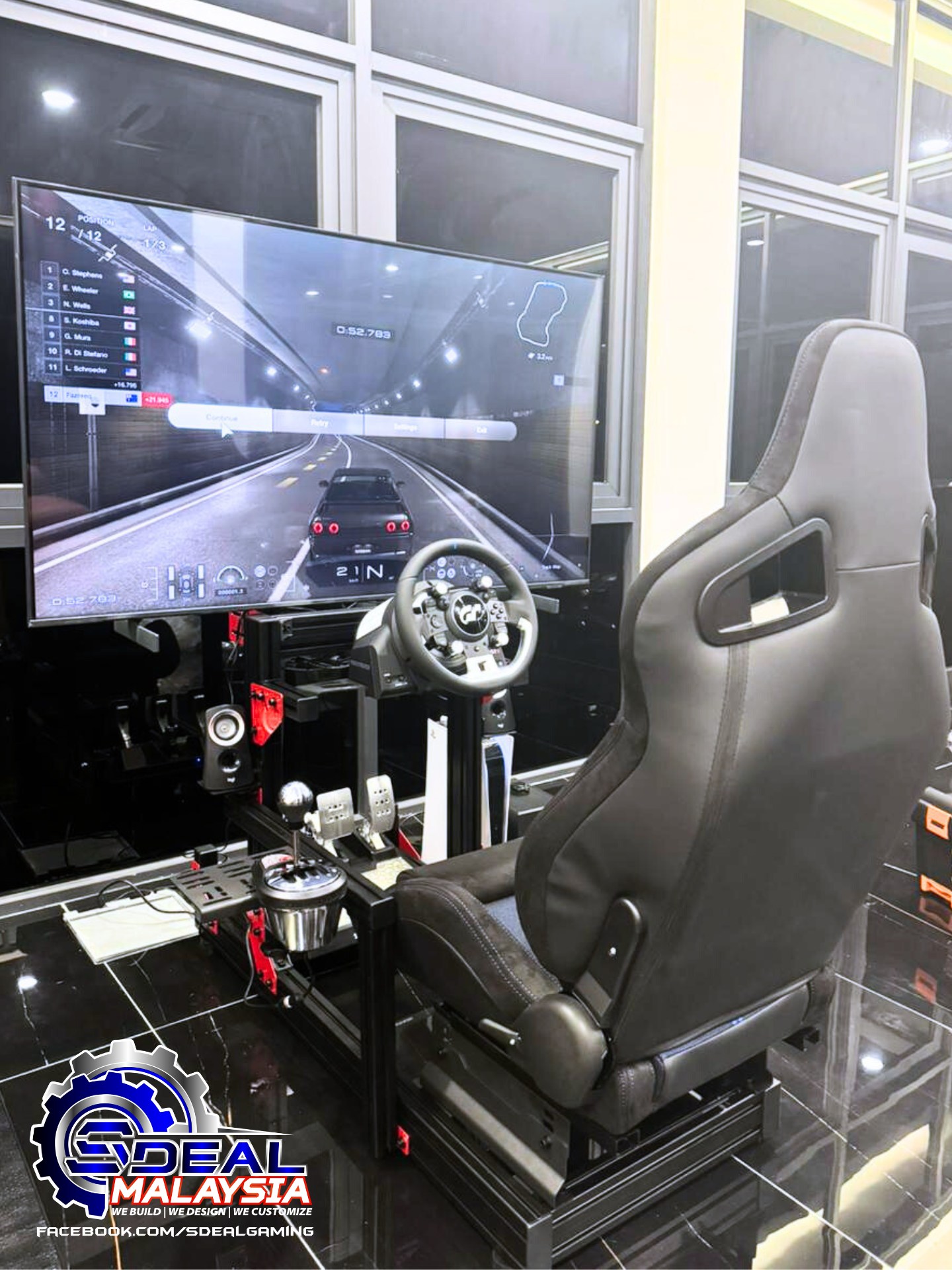 [FULL RIG] GT1 Aluminium 4080 High Profile Cockpits Simulator Sim ...