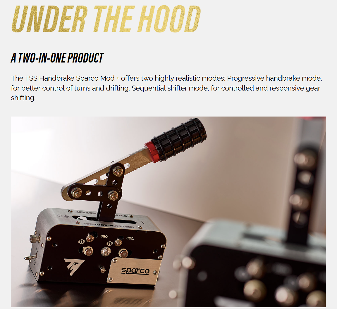 2025 NEW VERSION] THRUSTMASTER TSS HANDBRAKE SPARCO Mod +