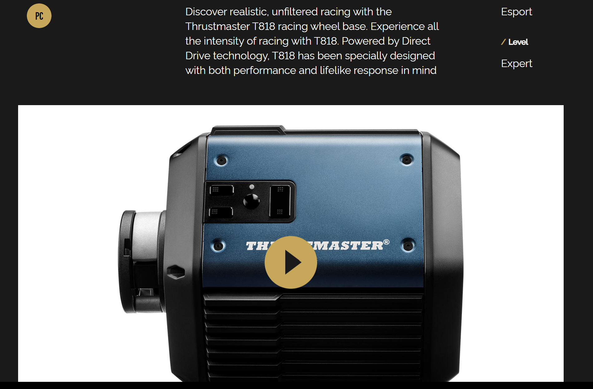 [Ferrari Edition] THRUSTMASTER T818 DD & SF 1000 WHEEL (Support PC Only ...